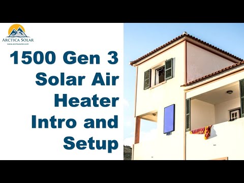 1500 Series Solar Air Heater – Arctica Solar